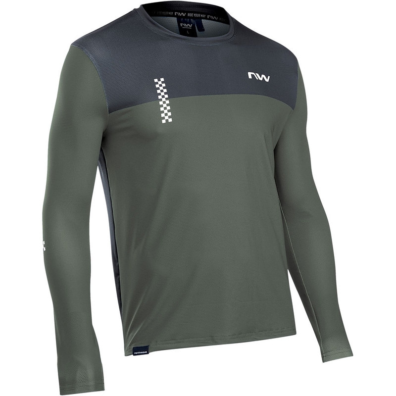 Northwave Xtrail 2 grünes Langarmtrikot Ausverkauf
