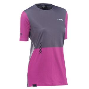 Northwave Xtrail 2 Damen Kurzarmtrikot in Grau und Rosa Ausverkauf
