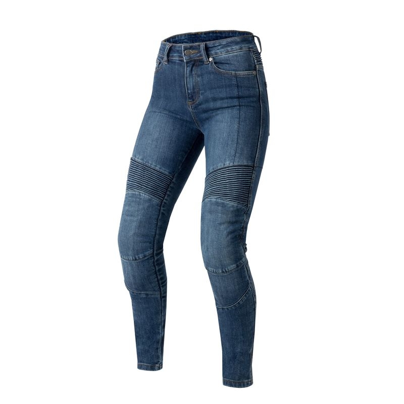 Ozone Agness II Motorradjeans für Damen in gewaschenem Blau Ausverkauf