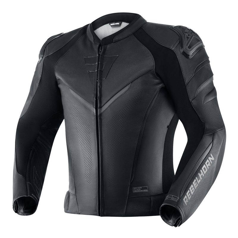 Rebelhorn Fighter Schwarze Motorradjacke Ausverkauf