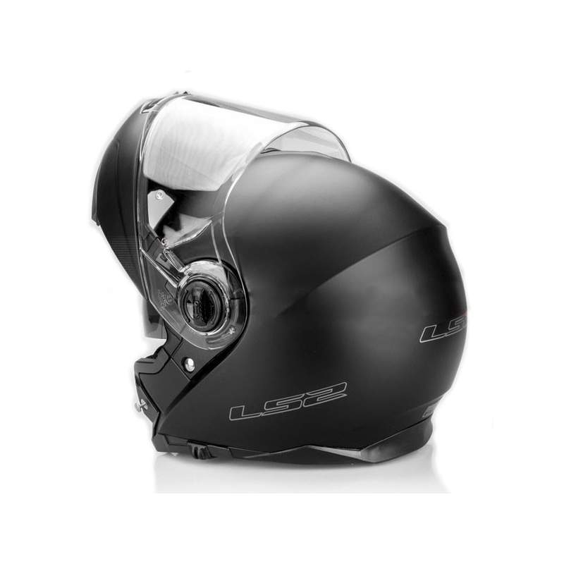 Klappbarer Motorradhelm LS2 FF325 Strobe schwarz matt - Grade II