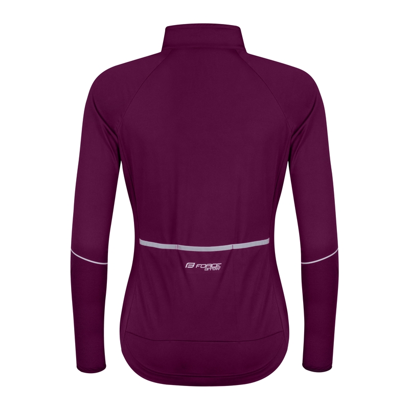 Damen Fahrradjacke FORCE Arrow lila Ausverkauf