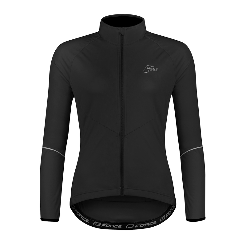 FORCE Arrow Damen Fahrradjacke Schwarz Ausverkauf