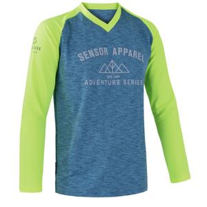 Trikot Sensor Charger blau-fluo gelb - langarm Ausverkauf