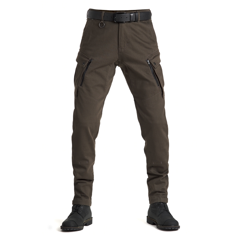 Motorradjeans PANDO MOTO Mark Kev olivgrün Ausverkauf