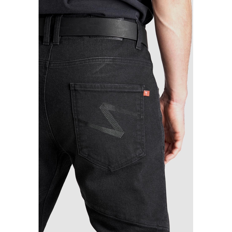 Motorradjeans PANDO MOTO Boss Dyn schwarz Ausverkauf