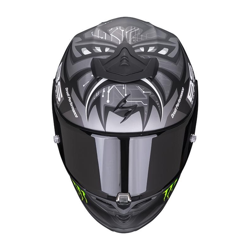 Integral Motorradhelm Scorpion EXO-R1 Air Fabio Quartararo Monster Replica grau