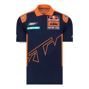 Poloshirt KTM Red Bull Racing 22 blau-orange Ausverkauf výprodej