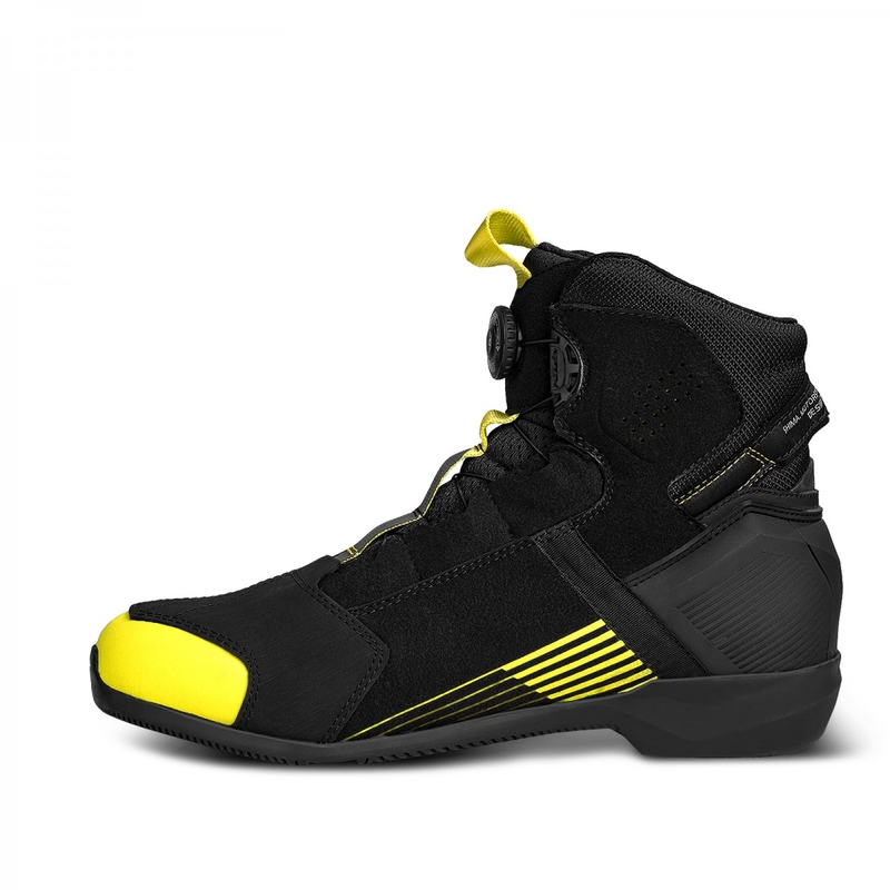 Motorradstiefel Shima Edge Vent Schwarz-Neongelb