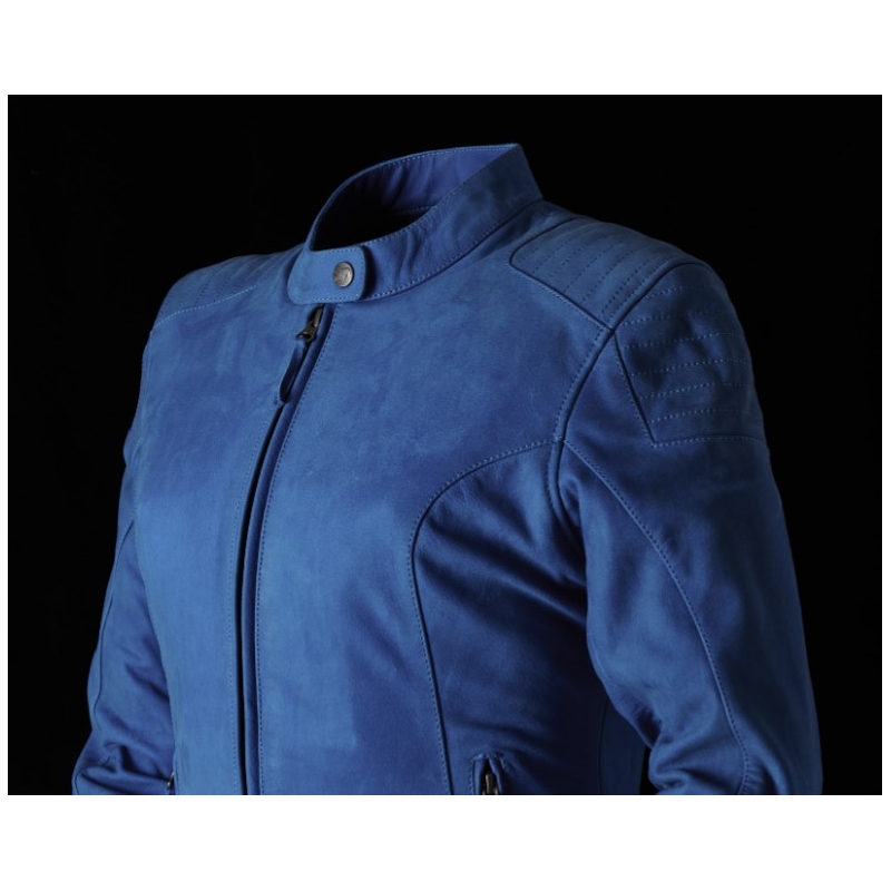 Furygan Debbie Damen Motorradjacke Blau