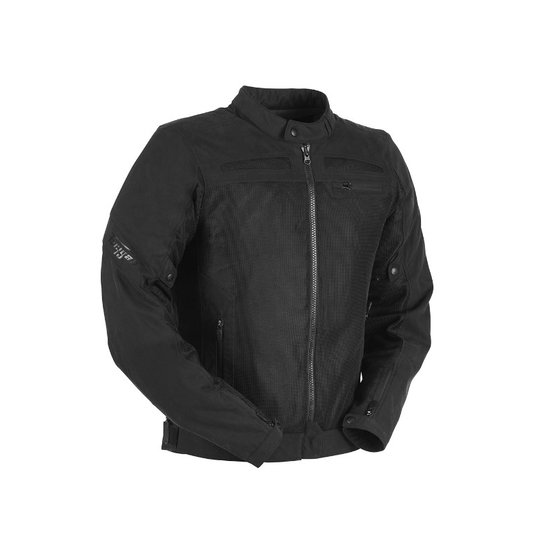 Furygan TX Furyo Vented Black Motorradjacke Ausverkauf