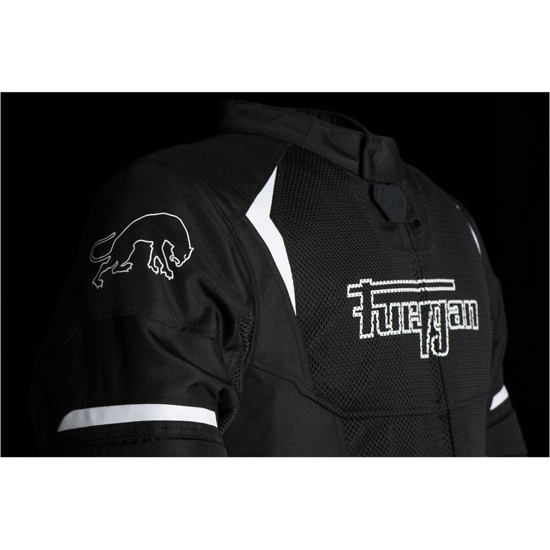 Furygan Ultra Spark Vented 3-in-1 Motorradjacke in Weiß und Schwarz Ausverkauf