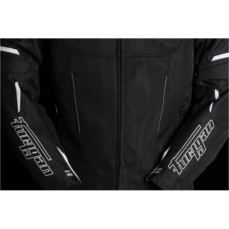 Furygan Ultra Spark Vented 3-in-1 Motorradjacke in Weiß und Schwarz Ausverkauf