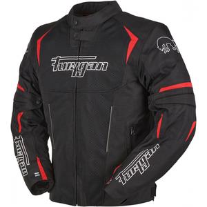 Furygan Ultra Spark Vented 3 in 1 Rot und Schwarz Motorrad Jacke
