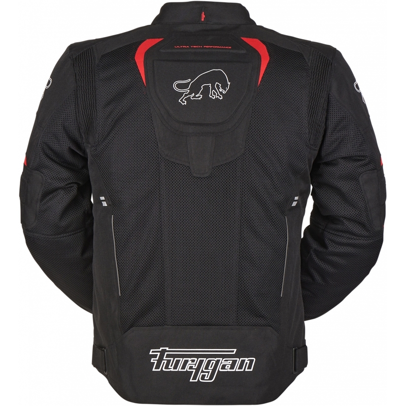 Furygan Ultra Spark Vented 3 in 1 Rot und Schwarz Motorrad Jacke