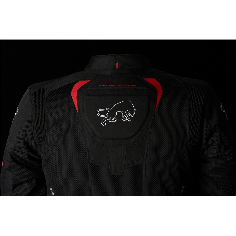 Furygan Ultra Spark Vented 3 in 1 Rot und Schwarz Motorrad Jacke