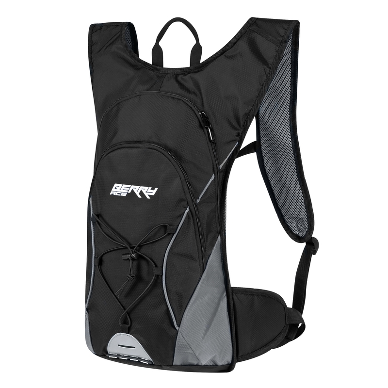 Radsport-Rucksack FORCE Berry Ace 12 l schwarz-grau Ausverkauf