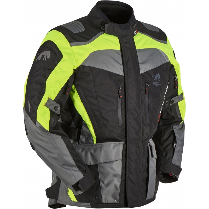 Furygan Apalaches schwarz-fluorgelbe Motorradjacke