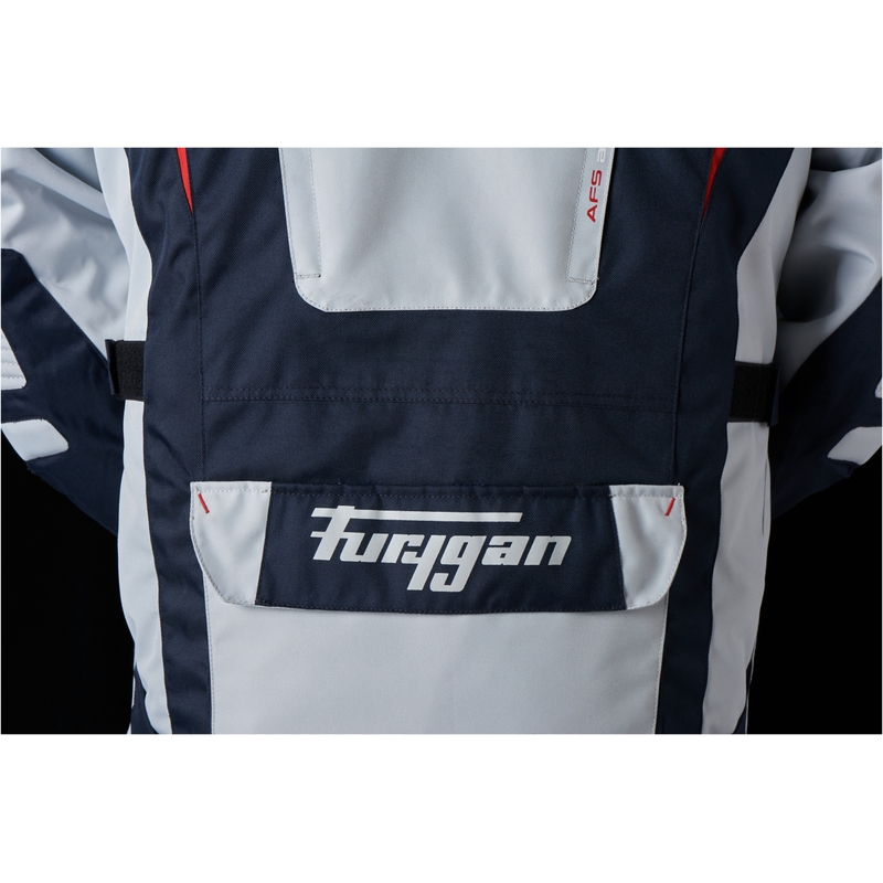 Furygan Apalaches blau-grau-rote Motorradjacke