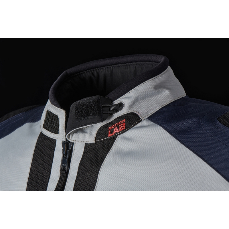 Furygan Brevent 3 in 1 grau-schwarz-rot-blaue Motorradjacke Ausverkauf