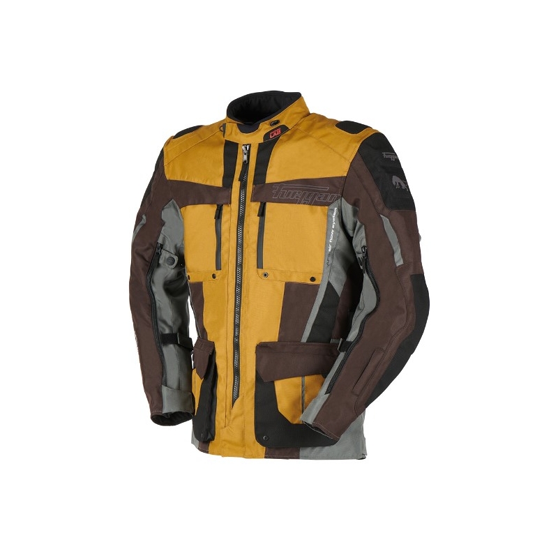 Furygan Brevent 3-in-1 Motorradjacke grau-braun