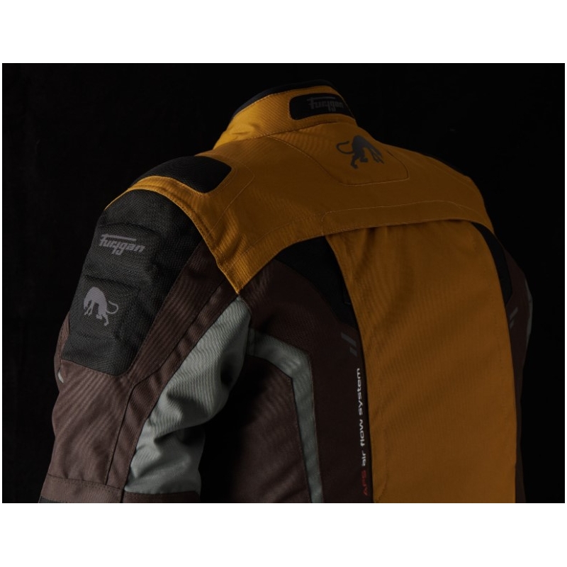 Furygan Brevent 3-in-1 Motorradjacke grau-braun