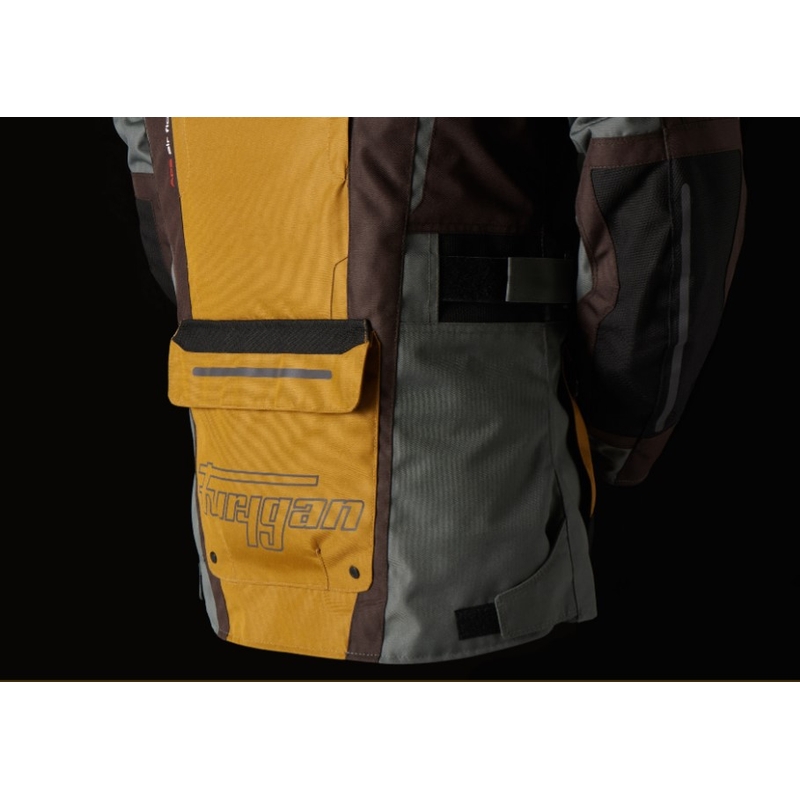 Furygan Brevent 3-in-1 Motorradjacke grau-braun