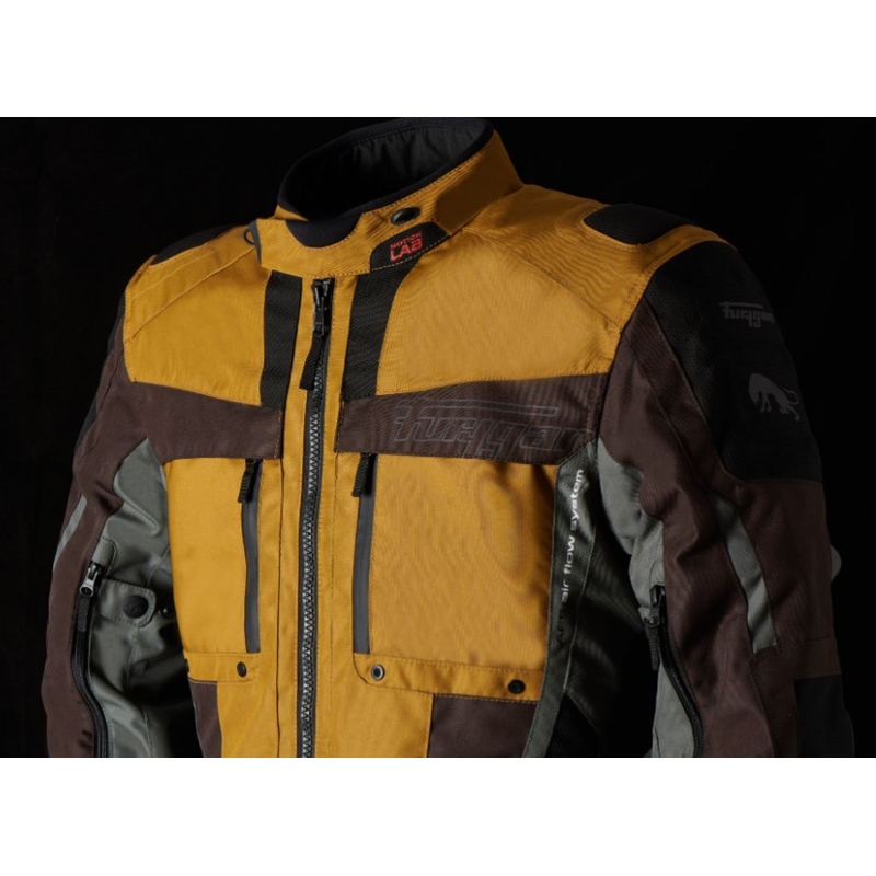 Furygan Brevent 3-in-1 Motorradjacke grau-braun