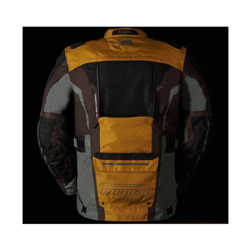 Furygan Brevent 3-in-1 Motorradjacke grau-braun
