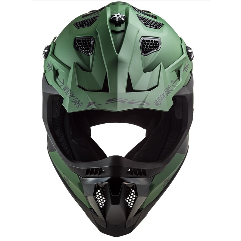 Motocross Helm LS2 MX700 Subverter Cargo grün matt