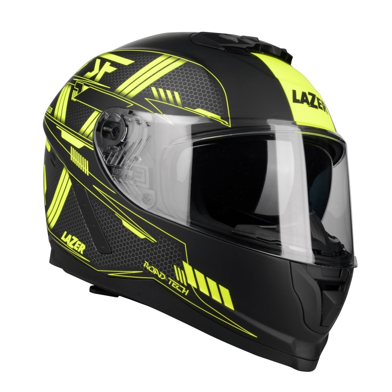 Integral Motorradhelm Lazer Rafale Evo MM Roadtech schwarz-fluo gelb