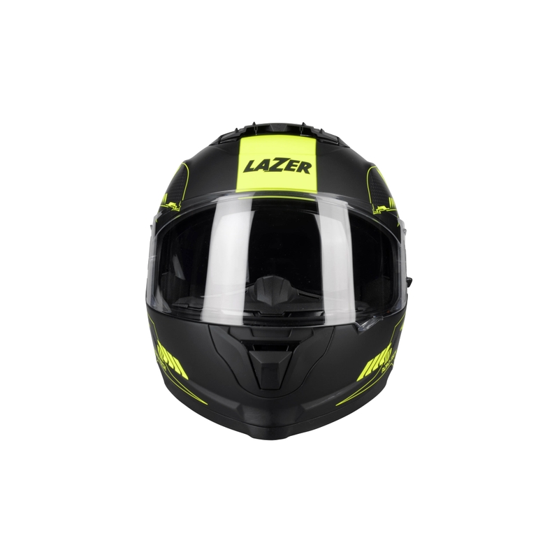 Integral Motorradhelm Lazer Rafale Evo MM Roadtech schwarz-fluo gelb