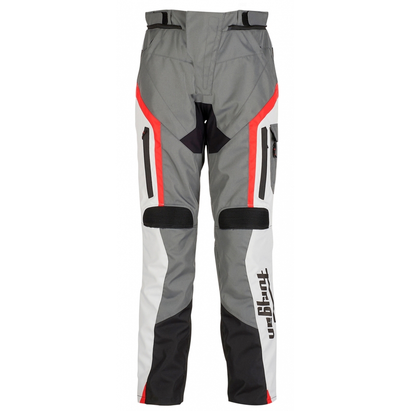 Furygan Apalaches schwarz-weiß-rot-graue Motorradhose Ausverkauf