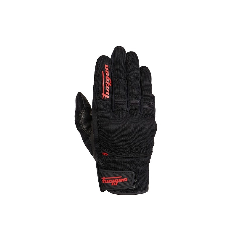 Motorradhandschuhe Furygan Jet D3O schwarz-rot