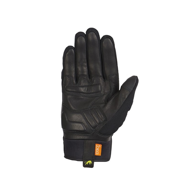 Motorradhandschuhe Furygan Jet D3O schwarz-fluo gelb