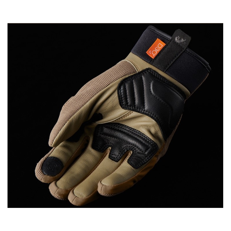 Motorradhandschuhe Furygan Jet D3O braun-schwarz