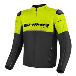 Motorradjacke Shima Drift schwarz-fluorgelb