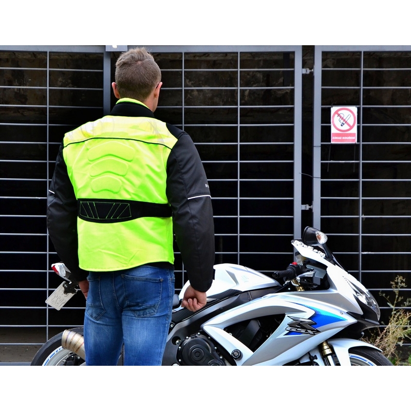 RSA Airforce schwarz-fluo gelb Motorradjacke Ausverkauf