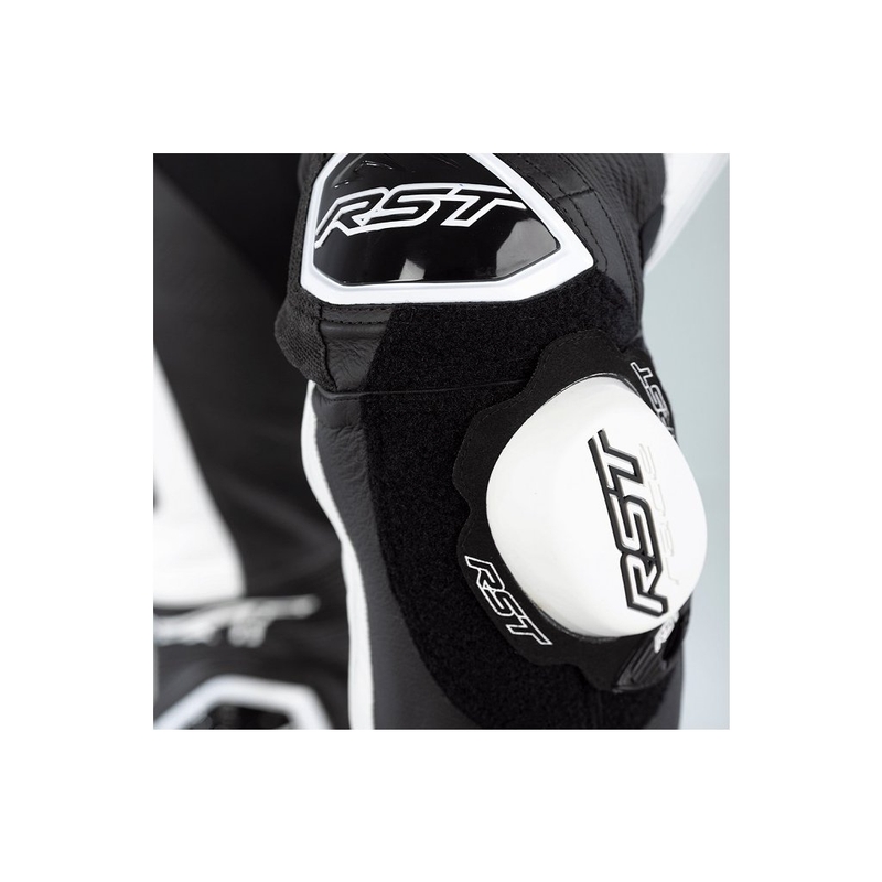 RST Pro Series Airbag Einteiliger Motorradoverall schwarz und weiß  Ausverkauf