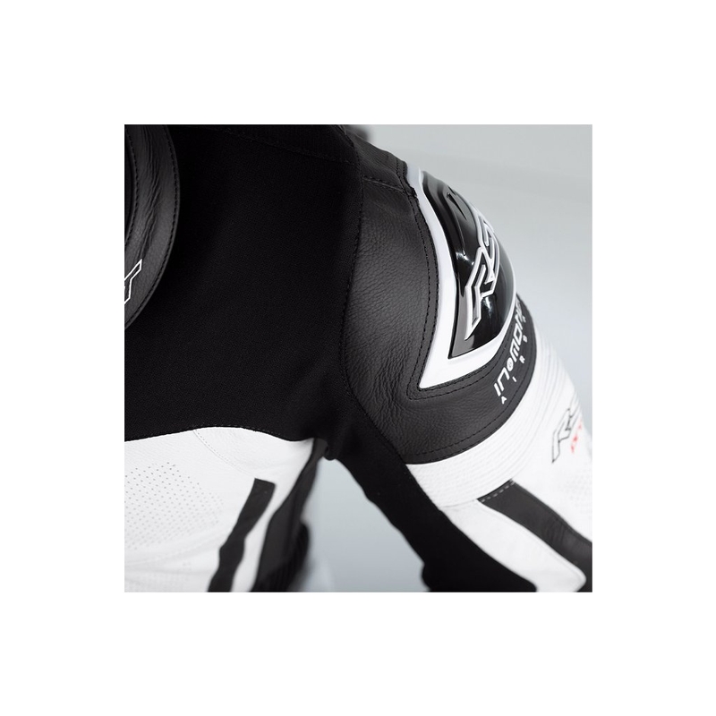 RST Pro Series Airbag Einteiliger Motorradoverall schwarz und weiß  Ausverkauf