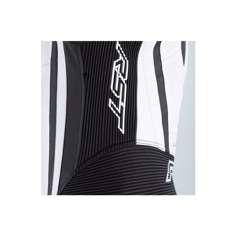 RST Pro Series Airbag Einteiliger Motorradoverall schwarz und weiß  Ausverkauf