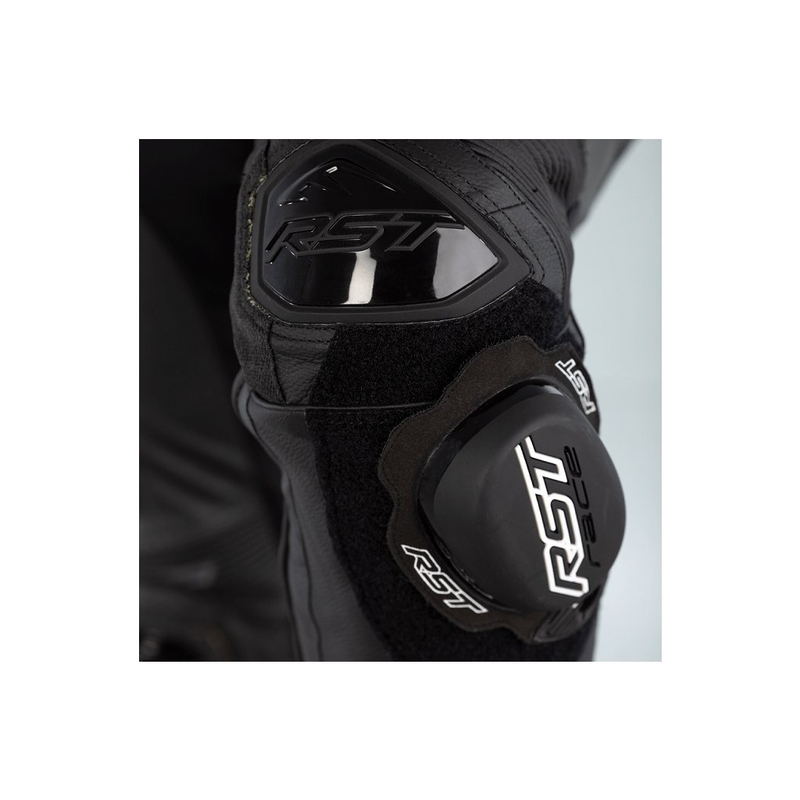 RST Pro Serie Airbag Einteiliger Motorradoverall Schwarz-Grau-Rot Ausverkauf