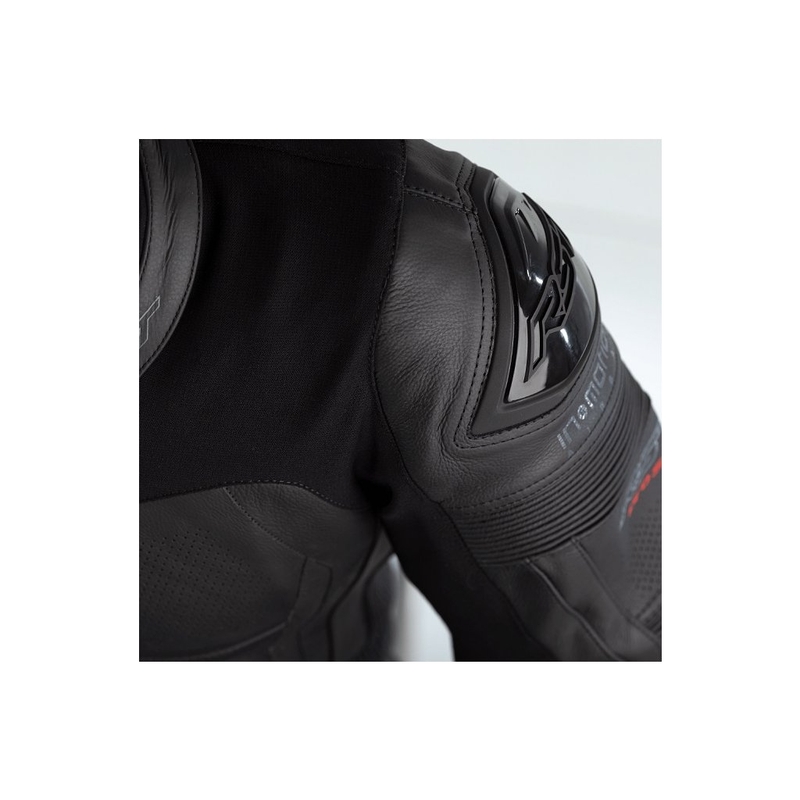 RST Pro Serie Airbag Einteiliger Motorradoverall Schwarz-Grau-Rot Ausverkauf