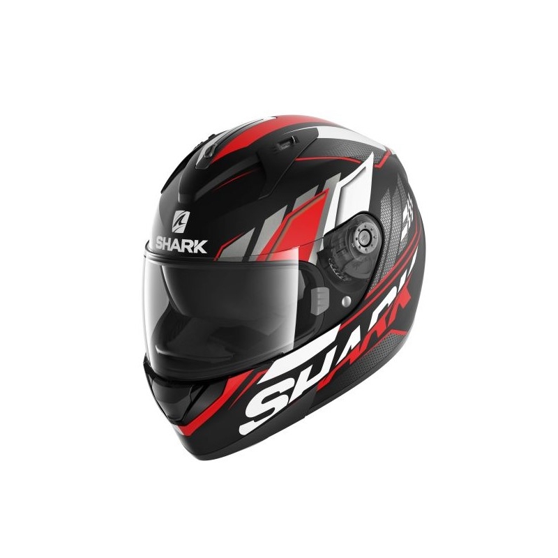 Integralhelm SHARK RIDILL 1.2 Phaz schwarz-weiß-rot