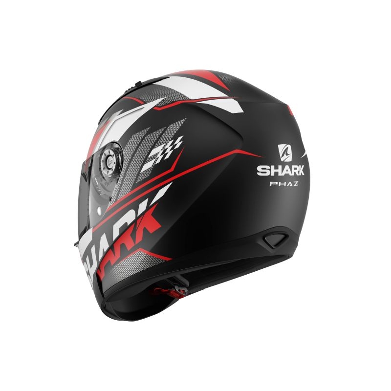 Integralhelm SHARK RIDILL 1.2 Phaz schwarz-weiß-rot