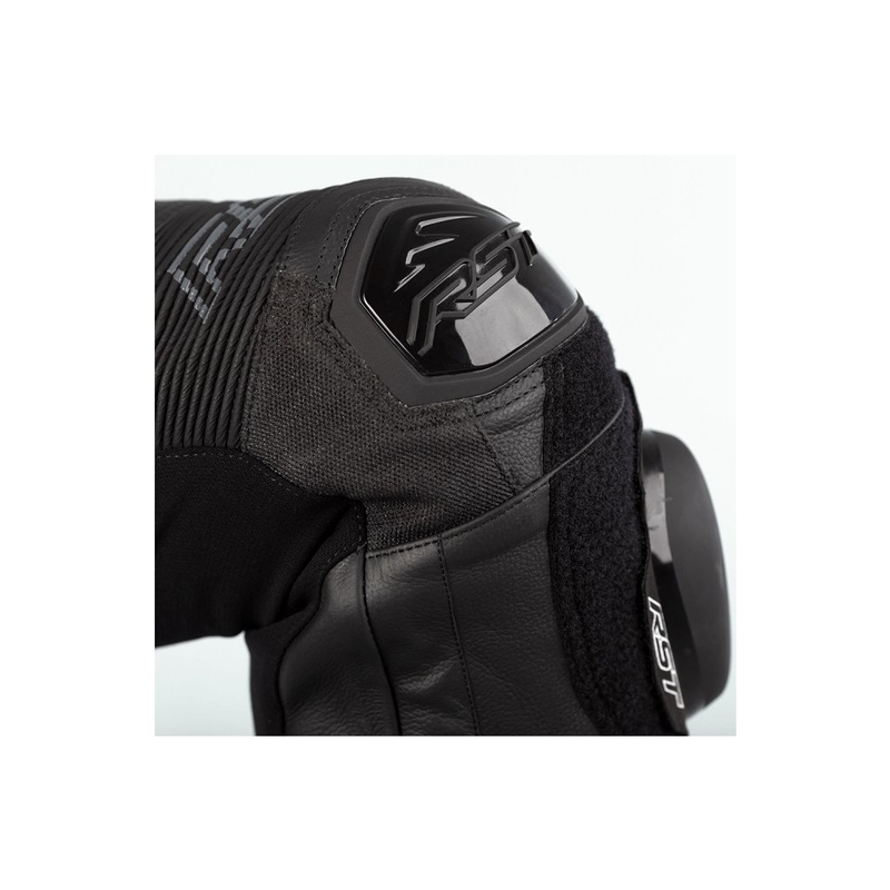 RST Pro Series CE einteiliger Motorradoverall schwarz-grau-fluo gelb Ausverkauf
