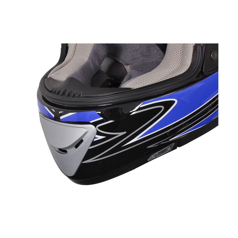 Motorradhelm Akira Izumi 2207 blau Ausverkauf