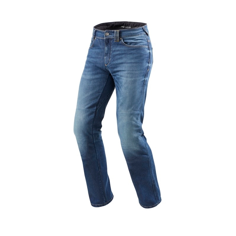 Revit Philly 2 LF Blaue Motorradjeans Ausverkauf