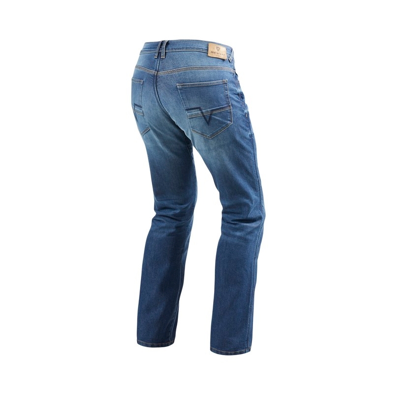 Revit Philly 2 LF Blaue Motorradjeans Ausverkauf