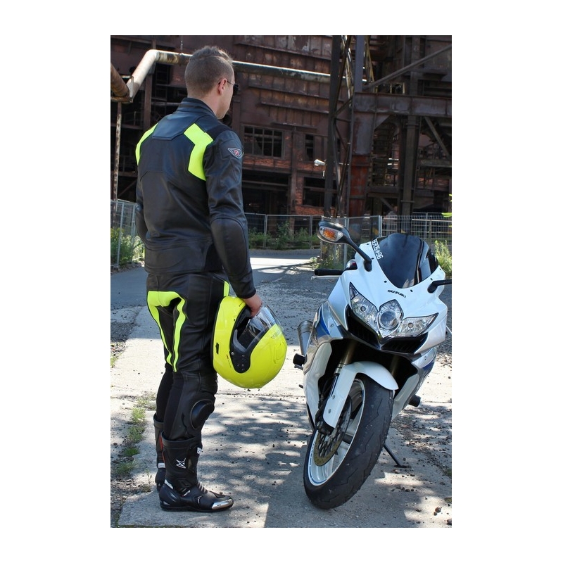 Motorradjacke Tschul 850 schwarz-fluo gelb Ausverkauf